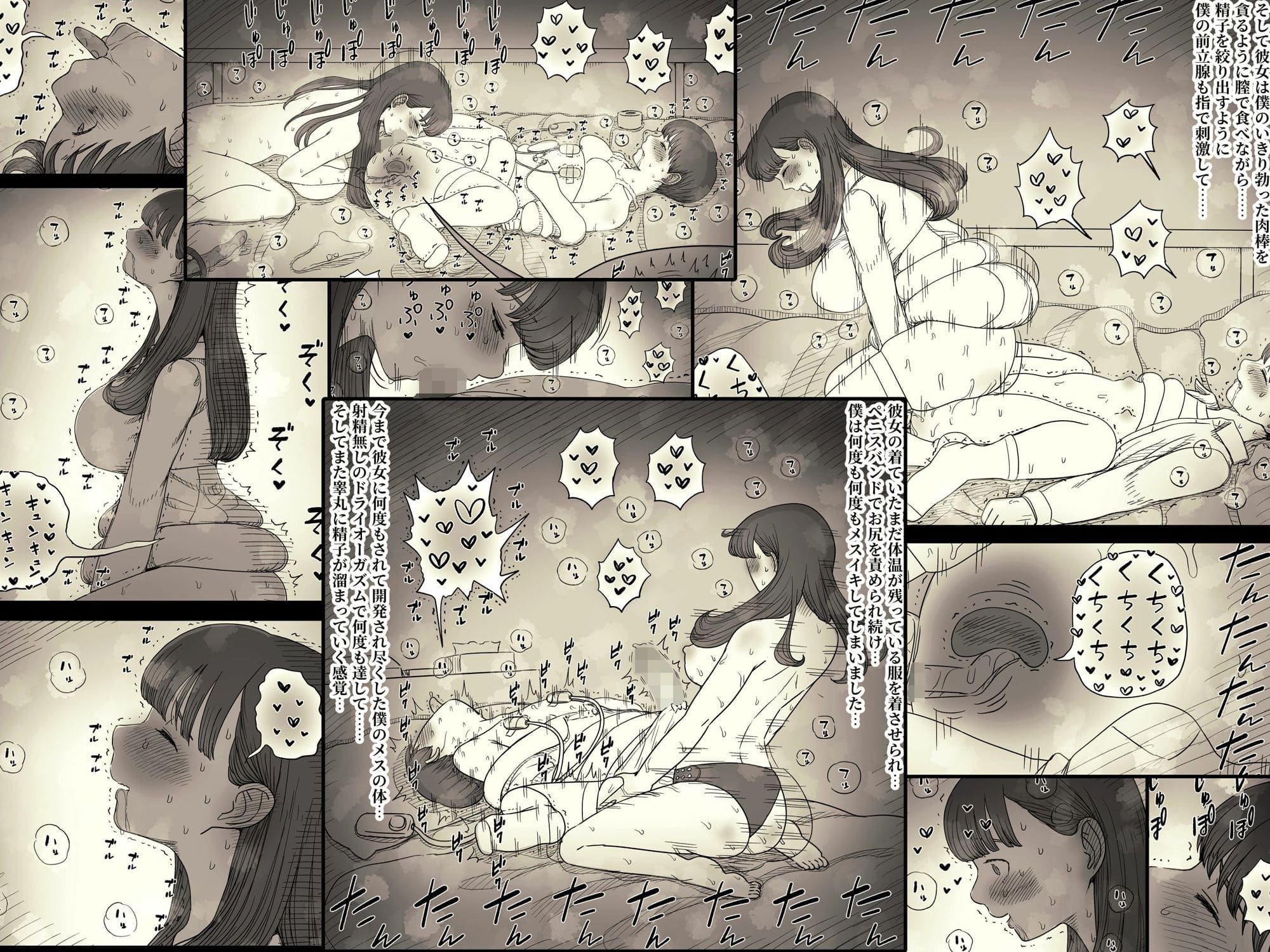 同人作家ひまわりのたねの最新作「文学女子に食べられる6」FANZA販売ページ用イメージ