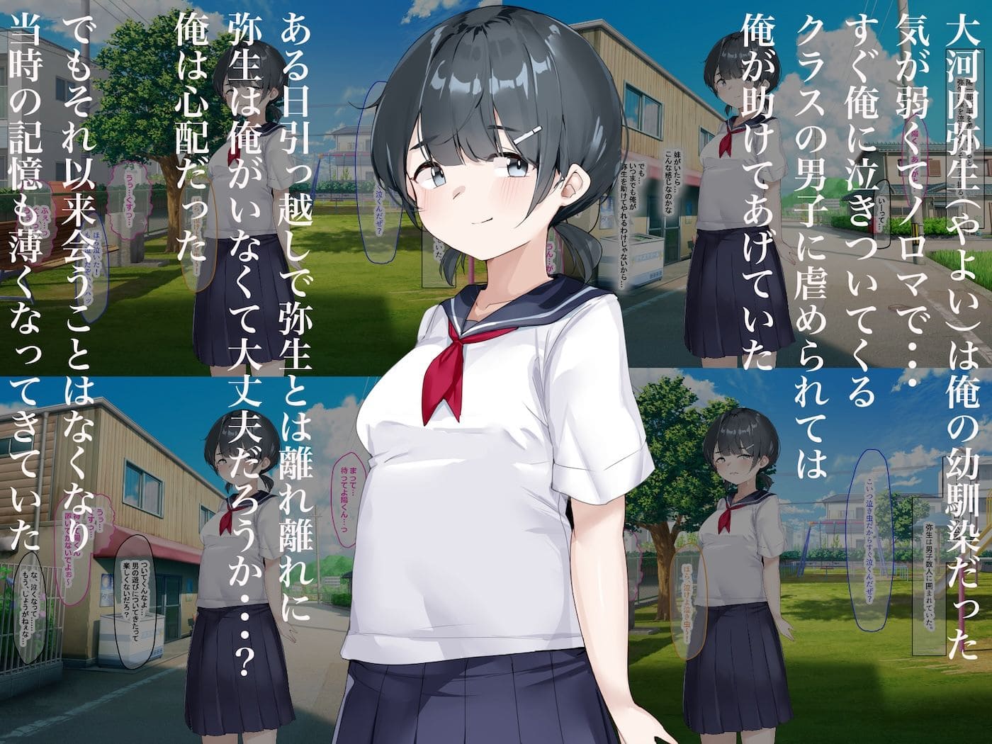 10年ぶりに再会する幼馴染がギャル化する同人コミックの画像