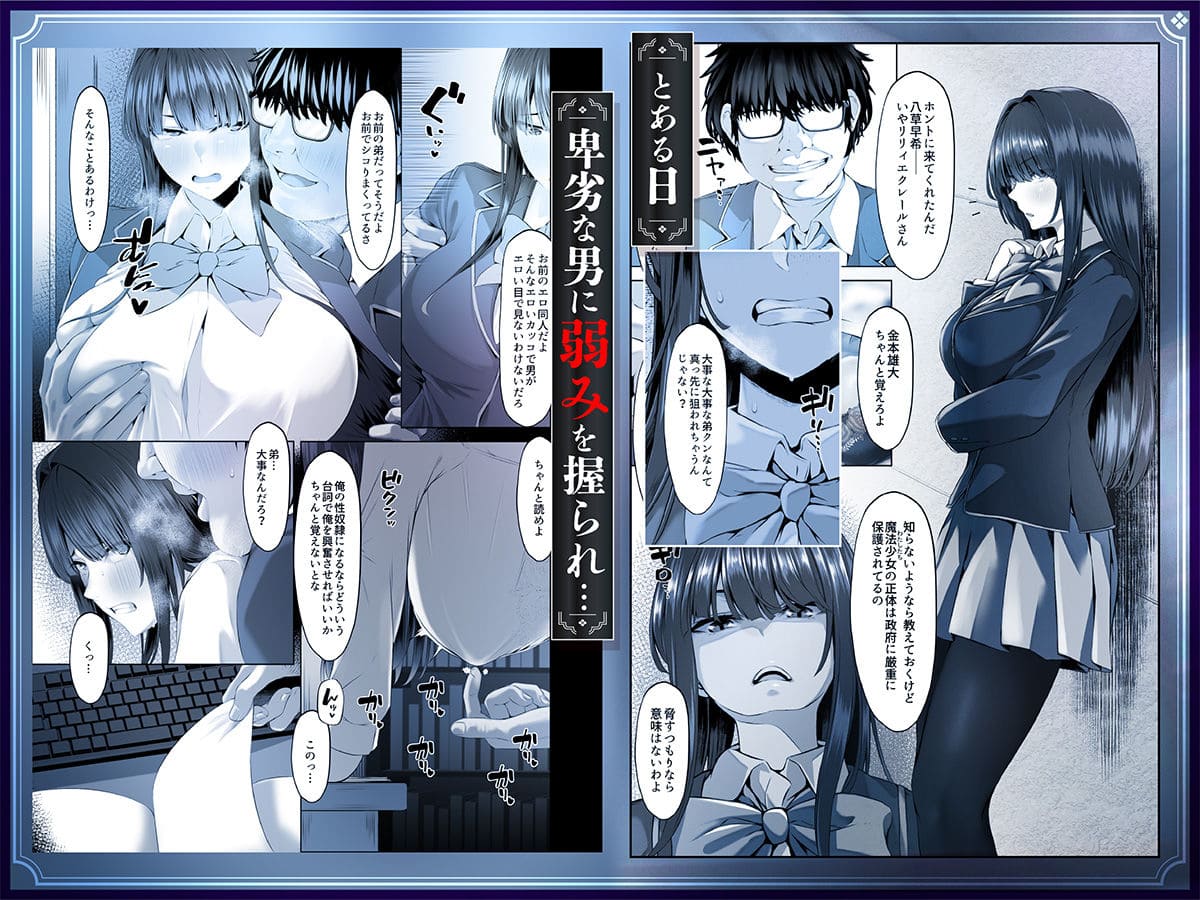 FANZA同人 巨乳魔法少女がオタクに堕とされる物語 聖華快楽書店「セイントリリィ邪欲」
