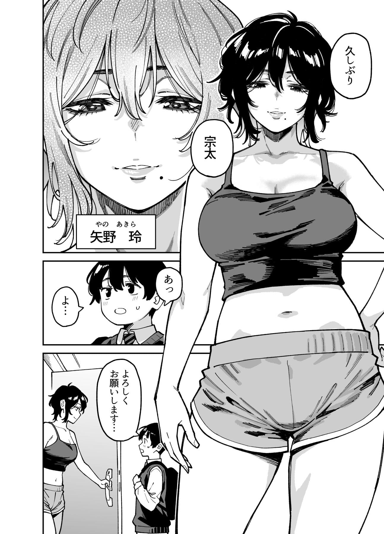 FANZA同人 宇宙船庄司号「いとこの姉ちゃんのおっぱいもんだらえっちすることになった話。」作品サンプル画像